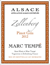 Pinot Gris Zellenberg trocken 2013