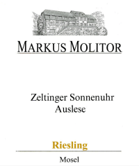 Riesling Zeltinger Sonnenuhr Auslese ** Weiße Kapsel trocken