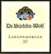 Riesling Deidesheimer Langenmorgen G.C. Großes Gewächs 2016