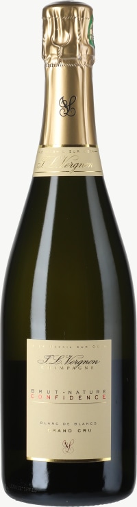 Champagne Confidence Brut Nature Blanc de Blancs Grand Cru Flaschengärung 2010
