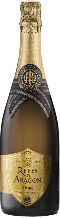 Cava Reyes de Aragon Brut Nature El Monje Flaschengärung