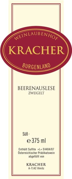 Beerenauslese Zweigelt (fruchtsüß) 2012