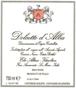 Dolcetto d’Alba 2016