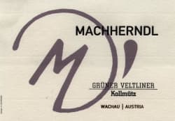 Erich Machherndl: Grüner Veltliner Federspiel Kollmütz 2013