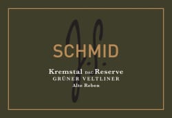 Josef Schmid: Grüner Veltliner Reserve Kremser Alte Reben 2012