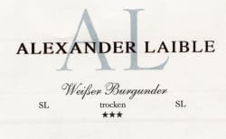 Alexander Laible: Weißer Burgunder SL*** trocken 2014