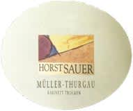 Horst Sauer: Müller-Thurgau Kabinett Escherndorf (ehemals Fürstenberg) 2015