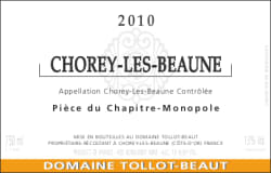 Chorey les Beaune Piece du Chapitre Monopole 2011