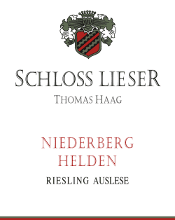 Niederberg Helden Riesling Auslese (fruchtsüß) 2016