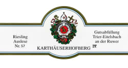 Eitelsbacher Karthäuserhofberg Riesling Auslese Nr. 57 (fruchtsüß) 2011