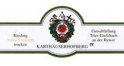 Karthäuserhof: Eitelsbacher Karthäuserhofberg Riesling Tyrell's Edition trocken 2012