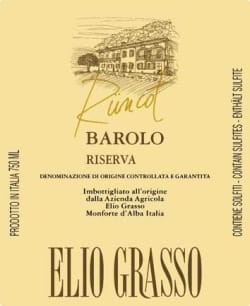 Barolo Riserva Rüncot 2008