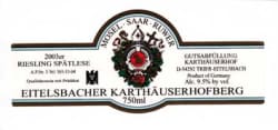 Karthäuserhof: Eitelsbacher Karthäuserhofberg Spätlese 2003