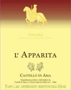 Merlot Vigna L'Apparita 2009