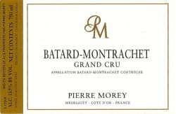 Domaine Pierre Morey: Batard Montrachet Grand Cru 2011