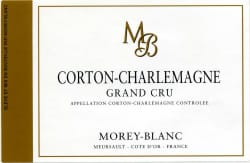 Domaine Pierre Morey: Corton Charlemagne Grand Cru 2012