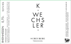 Katharina Wechsler: Scheurebe trocken 2014