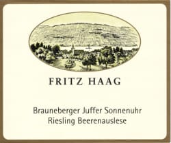 Fritz Haag: Riesling Brauneberger Juffer Sonnenuhr Beerenauslese 2013