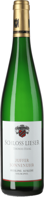 Thomas Haag / Schloss Lieser: Riesling Brauneberger Juffer Sonnenuhr Auslese  Goldkapsel 2013