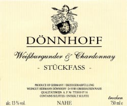 Weißburgunder Chardonnay Stückfass trocken 2016