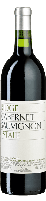 Ridge: Cabernet Sauvignon Estate Santa Cruz Mountains 2014
