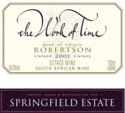 Red Blend Work of Time 2012