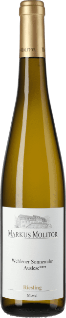 Riesling Wehlener Sonnenuhr Auslese *** Goldene Kapsel (fruchtsüß) 2017