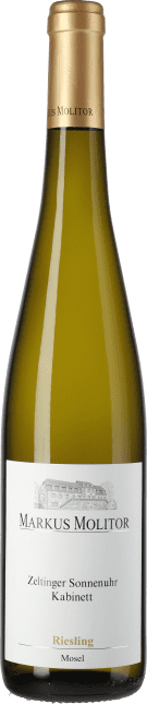 Markus Molitor: Riesling Zeltinger Sonnenuhr Kabinett Goldene Kapsel 2017