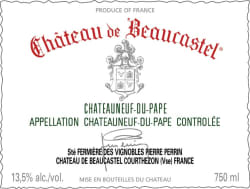 Perrin / Beaucastel: Chateauneuf du Pape Blanc Chateau de Beaucastel 2013