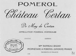 Chateau Certan de May 2010
