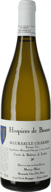 Domaine Pierre Morey: Morey-Blanc Meursault Premier Cru Les Charmes Cuvée Bahèzre de Lanlay - Hospices de Beaune 2018
