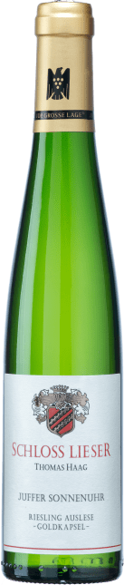 Thomas Haag / Schloss Lieser: Riesling Juffer Sonnenuhr Auslese Goldkapsel 2019