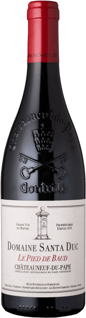 Domaine Santa Duc: Chateauneuf du Pape Le Pied de Baud 2018