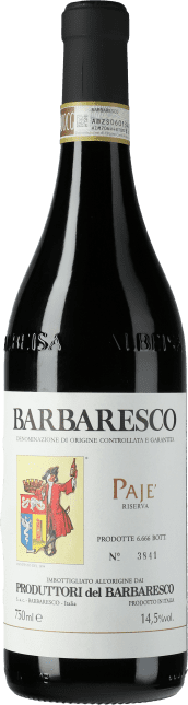 Barbaresco Riserva Paje DOCG 2019