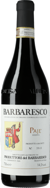 Barbaresco Riserva Paje DOCG 2017