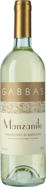 Gabbas: Vermentino di Sardegna Manzanile 2020