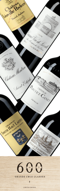 Sammlerbox: 600 Parker Punkte Grand Cru Classés