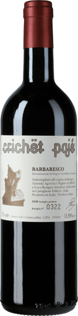 Barbaresco Crichet Paje 2011
