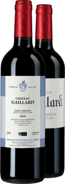 Bremer Eiswette 2023: Chateau Gaillard Grand Cru 2018
