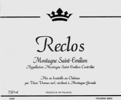 Chateau Reclos - Montagne St.Emilion (12 Flaschen) 2005