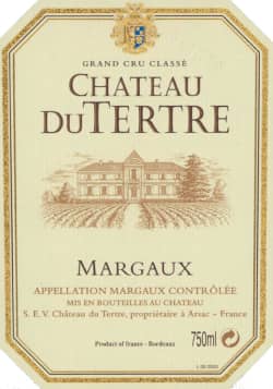 Chateau Du Tertre 5eme Cru 2014