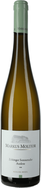 Markus Molitor: Riesling Zeltinger Sonnenuhr Auslese** Grüne Kapsel 2003