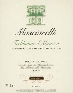 Masciarelli: Trebbiano d'Abruzzo Gianni Masciarelli 2013