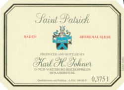 Johner: Dessertwein Cuvee Sankt Patrick Beerenauslese 2011