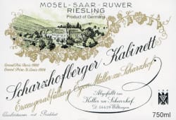 Scharzhofberger Riesling Kabinett (fruchtsüß) - Stelvin 2015