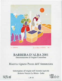 Roberto Voerzio: Barbera d'Alba Pozzo Annunziata 2012