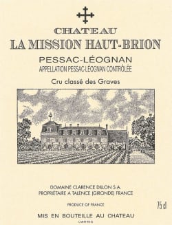 Chateau La Mission Haut Brion Cru Classe 2003