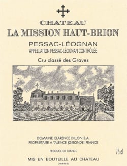 La Mission Haut Brion: Chateau La Mission Haut Brion Cru Classe 2003
