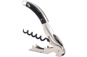 Pulltex Korkenzieher Kellnermesser 'Cordoba' - Griff aus Horn, in Lederetui