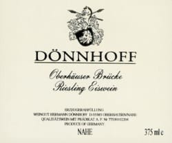 Dönnhoff: Riesling Eiswein Oberhäuser Brücke 2015